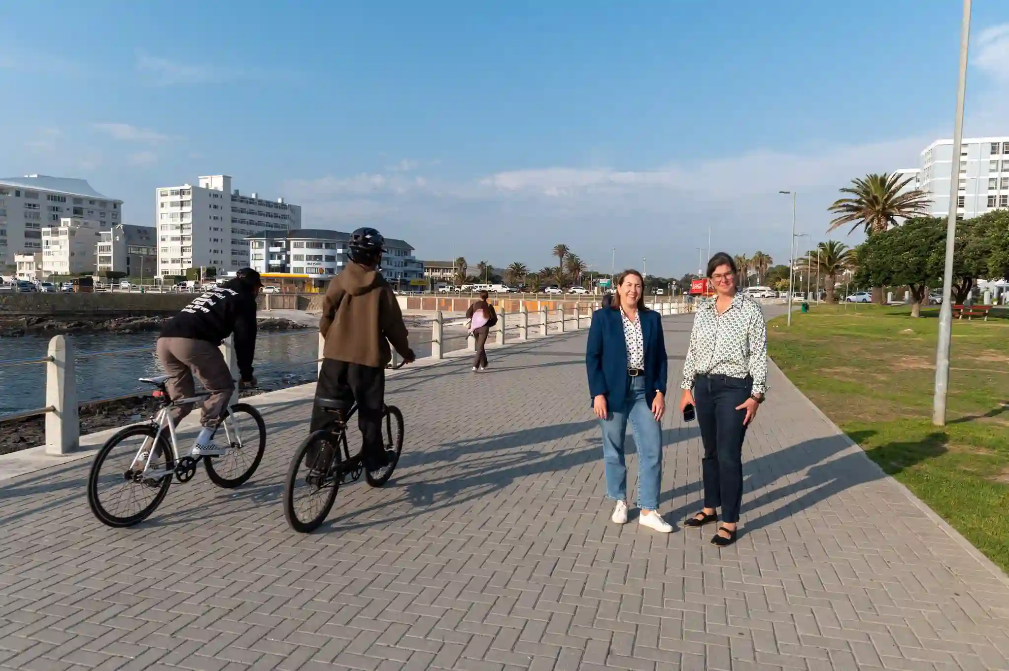 e-Scooters running at Sea Point Promenade in Cape Town