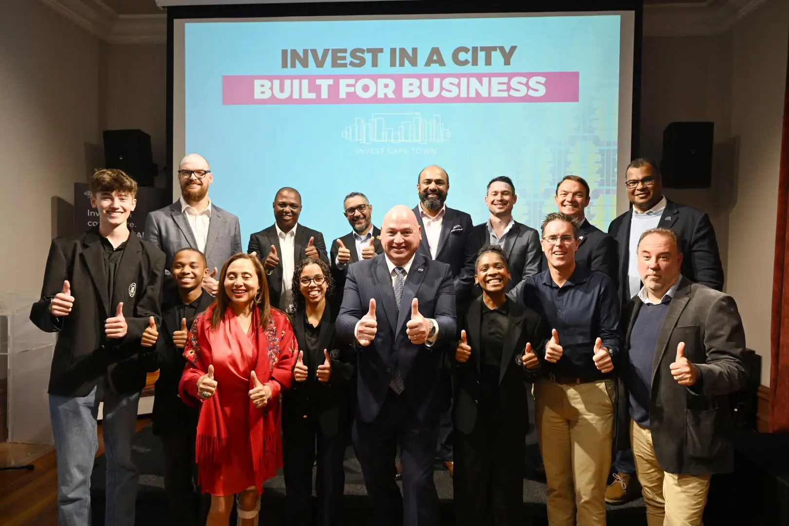 City of Cape Town's Economic Growth team during launch of MAYA