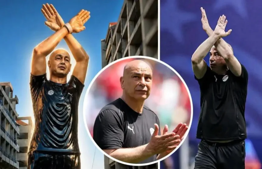 Egypt national team coach Hossam Hassan