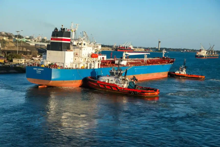 MT Nord Harmony at Shimanzi Oil Terminal, Kenya 