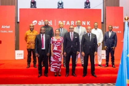 Airtel DRC team with Starlink team 