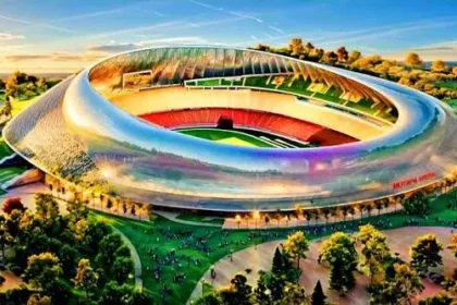 New National Stadium in Mount Hampden, Zimbabwe