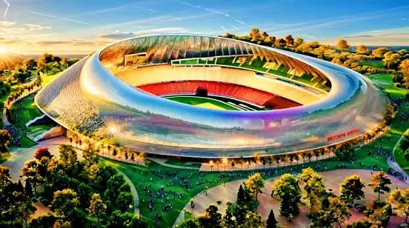 New National Stadium in Mount Hampden, Zimbabwe